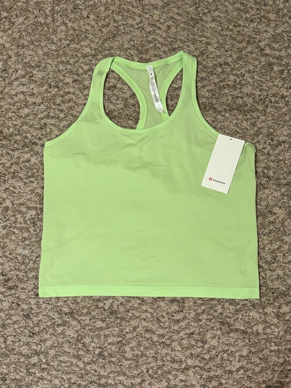 lululemon athletica Swiftly Tech Racerback Tank 2.0 *Race - lime green *NWT